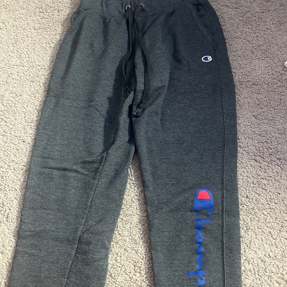 gray champion sweatpants